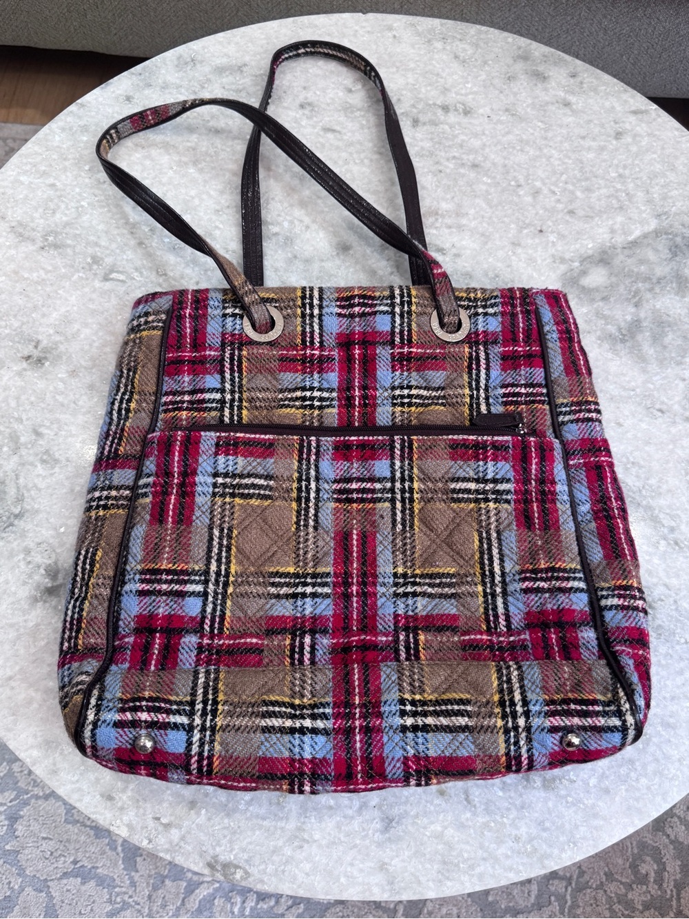 Vera Bradley Plaid Tote